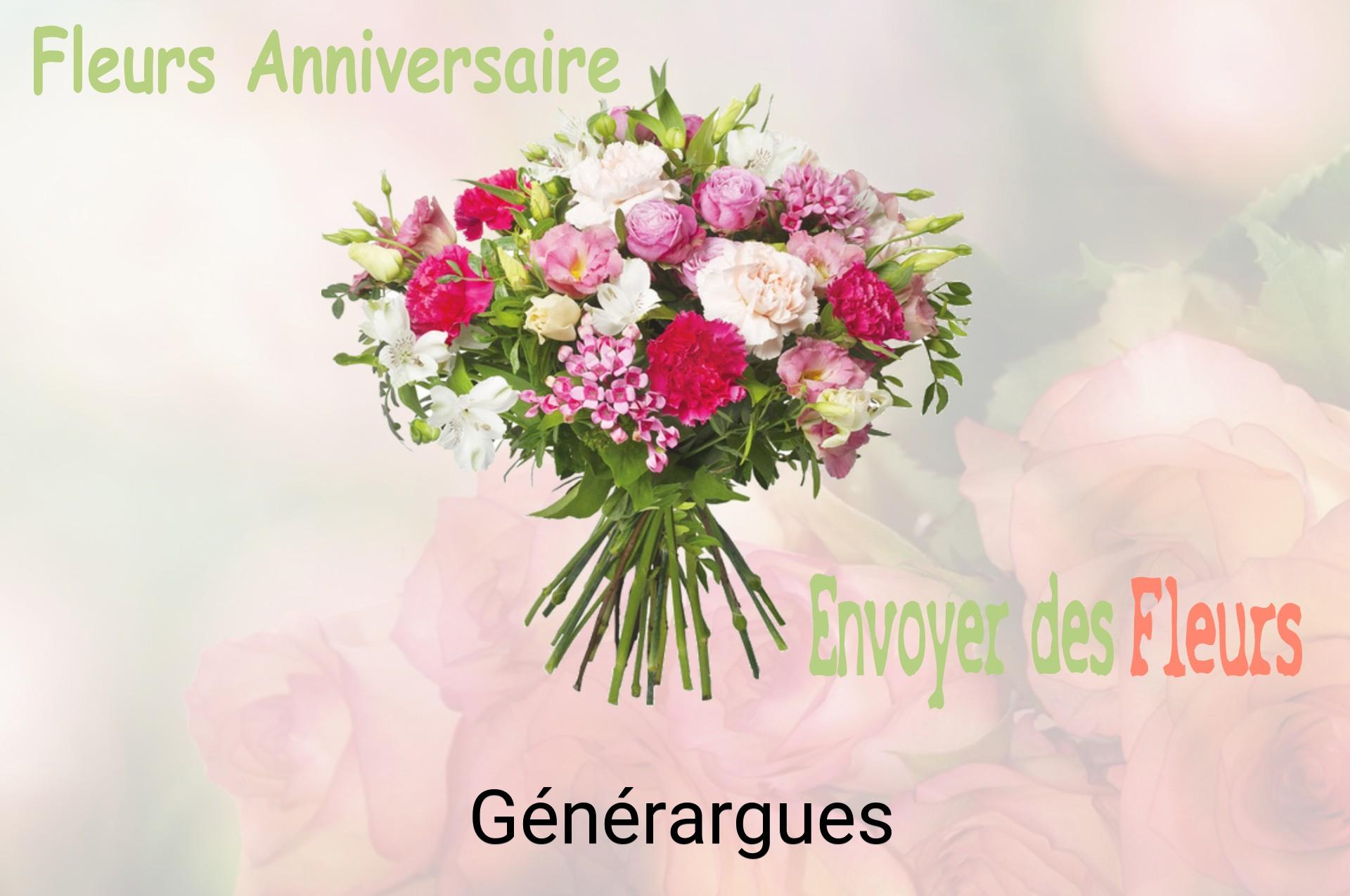 Bouquet de fleurs d’anniversaire livré à Générargues