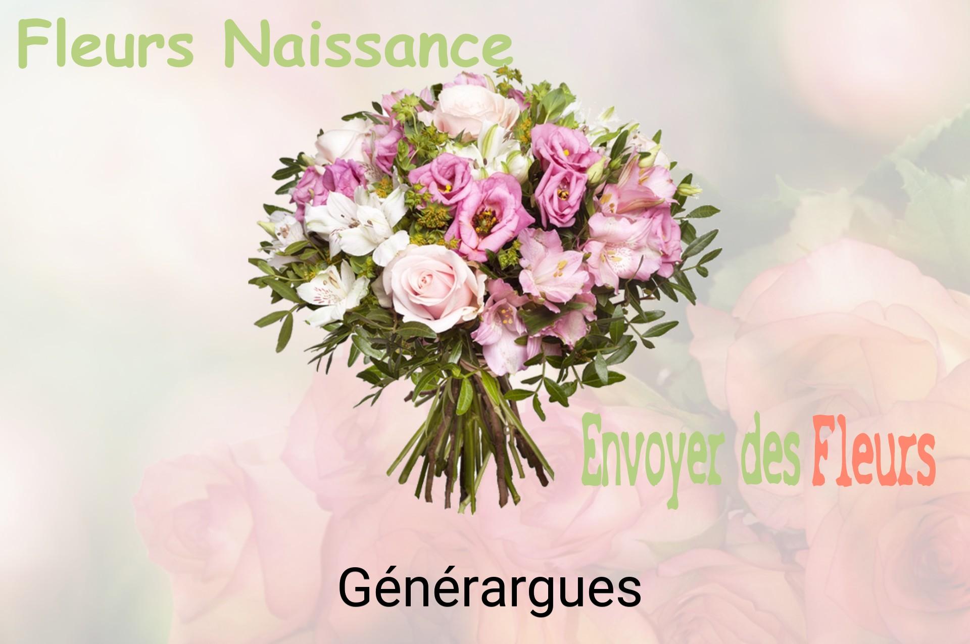 Bouquet de fleurs de naissance livré à Générargues